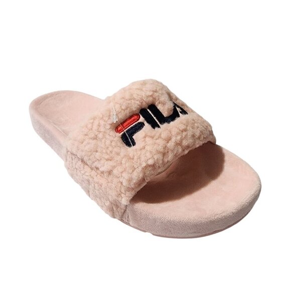 Fila Fuzzy Drifter Womens Slide Sandals Size 8 (Run Big - Picture 2 of 11